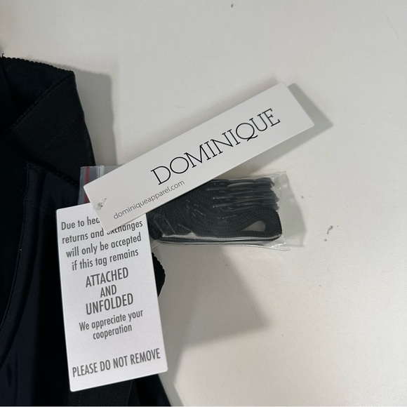 Dominique Apparel Intimates Corset Bridal Bra 8980 Black 48C NWT - Picture 7 of 9